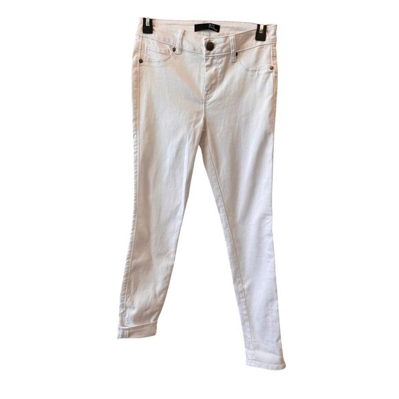 New 1822 DENIM Women's White Butter Ankle Skinny Jeans Size 2/26 - Picture 1 of 5